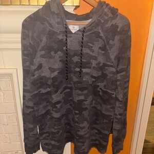 Sundry camo print jersey hoodie sweatshirt